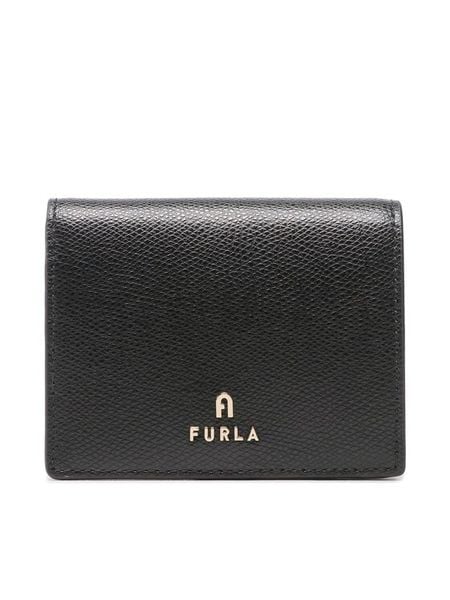 Furla Portfel Camelia WP00304-ARE000-O6000-1-007-20-CN-P Czarny. Czarne portfele Furla, bez wzorów, ze skóry. Za 405,99 zł.