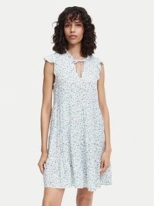 Vero Moda Sukienka letnia Alba 10342656 Niebieski jasny Regular Fit. Niebieskie kombinezony Vero Moda, na lato, xl, bez wzorów, z wiskozy, bez kołnierzyka, bez ramiączek. Za 111,99 zł.
