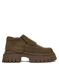 Steve Madden Trapery Parkview SM11004796 Brązowy. Brązowe buty zimowe Steve Madden, z materiału, bez obcasa, bez zapięcia. Za 499,99 zł.