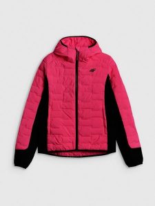 4F Kurtka trekkingowa z wypełnieniem Primaloft Silver damska - różowa XXL. Czerwone kurtki 4f, na lato, l, bez wzorów, z materiału, bez kaptura. Za 399,99 zł.