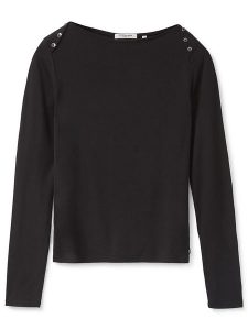 Scotch & Soda Koszulka w kolorze czarnym rozmiar: XL. Czarne bluzki Scotch & Soda, xl, bez wzorów, bez kołnierzyka, bez ramiączek. Za 87,81 zł.