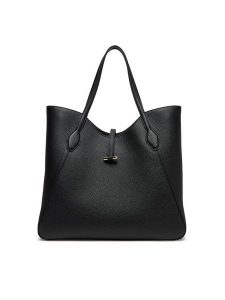 BOSS Torebka Lidney 50542066 Czarny. Czarne shopper bag Boss, bez wzorów, ze skóry, bez dodatków. Za 799,99 zł.
