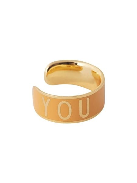 Design Letters Pierścionek ''You Rock'' rozmiar: onesize. Pomarańczowe pierścionki Design Letters, metalowe. Za 118,84 zł.