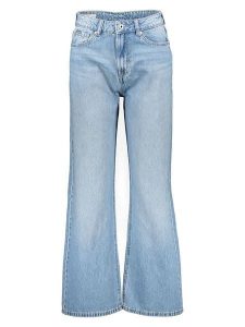 Pepe Jeans Dżinsy "Lexa" - Straight fit - w kolorze błękitnym rozmiar: W30/L30. Niebieskie jeansy Pepe Jeans, z aplikacjami, z bawełny, z podwyższonym stanem. Za 175,95 zł.