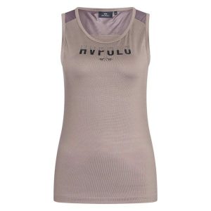 Damski tank top techniczny HV Polo Annabel. Brązowe topy HV POLO, bez wzorów, eleganckie, bez kołnierzyka, bez ramiączek. Za 189,50 zł.