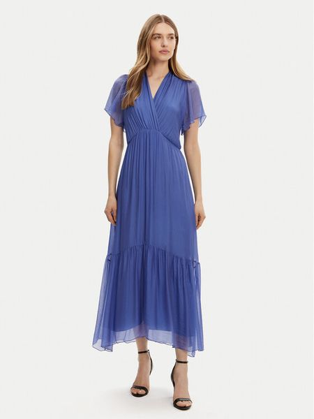 Haveone Sukienka letnia AFF-N006 Niebieski Loose Fit. Niebieskie kombinezony Haveone, na lato, l, bez wzorów, z jedwabiu, bez kołnierzyka, bez ramiączek. Za 309,99 zł.