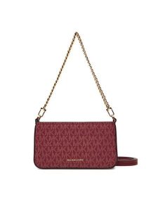 MICHAEL Michael Kors Torebka 32T5GYTU1V Bordowy. Czerwone torebki klasyczne MICHAEL Michael Kors, bez wzorów, ze skóry, bez dodatków. Za 699,99 zł.