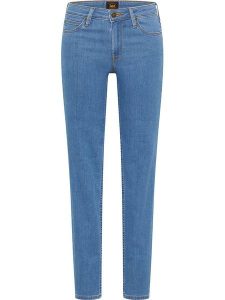 Lee Dżinsy "Scarlett" - Skinny fit - w kolorze błękitnym rozmiar: W31/L29. Niebieskie jeansy Lee, z aplikacjami, z bawełny, z podwyższonym stanem. Za 136,13 zł.