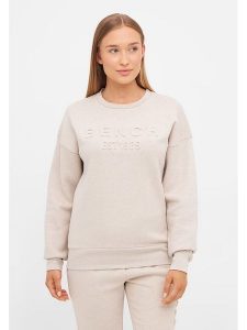 Bench Bluza "Avyanna" w kolorze beżowym rozmiar: 42. Brązowe bluzy Bench, bez wzorów, bez kaptura. Za 79,03 zł.