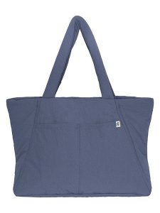MOSS COPENHAGEN Shopper bag w kolorze niebieskim - 46 x 31 x 20 cm rozmiar: onesize. Niebieskie shopper bag Moss Copenhagen, bez wzorów, z materiału, na ramię, bez dodatków. Za 113,95 zł.
