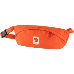 Nerka Fjallraven Ulvo Hip Pack Medium - hokkaido orange. Brązowe nerki i saszetki Fjällräven, bez wzorów, z materiału. Za 197,99 zł.