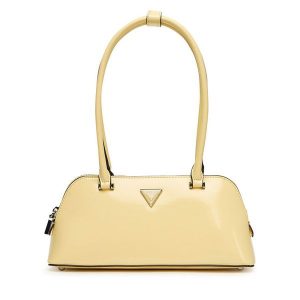Torebka Guess. Żółte torebki klasyczne Guess, z aplikacjami, bez dodatków. Za 349,99 zł.