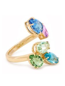 Swarovski Pierścionek Gema 5746907 Kolorowy. Pierścionki Swarovski, metalowe. Za 627,99 zł.