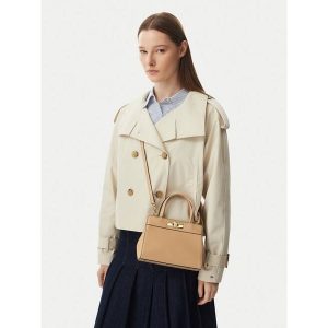 Torebka Tommy Hilfiger. Brązowe torebki klasyczne TOMMY HILFIGER, bez wzorów, bez dodatków. Za 569,99 zł.
