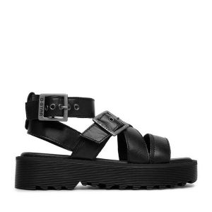 Sandały G-Star Raw. Czarne sandały G-Star Raw, bez wzorów, bez obcasa, na płaskiej podeszwie, bez zapięcia. Za 269,99 zł.
