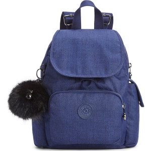 Plecak "City Pack Mini" w kolorze niebieskim - 27 x 29 x 14 cm. Plecaki marki Kipling. W wyprzedaży za 128,95 zł.