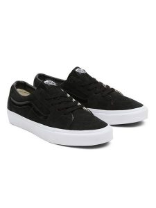 Vans Skórzane sneakersy "Sk8-Low" w kolorze czarnym rozmiar: 42,5. Czarne trampki Vans, bez wzorów, bez zapięcia. Za 159,58 zł.