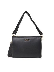 MEXX Torebka C-MEXX-CR-003-08 Czarny. Czarne torebki klasyczne Mexx, bez wzorów, z materiału, bez dodatków. Za 159,99 zł.