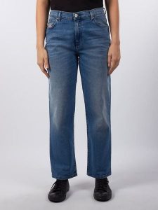 Diesel Clothes Dżinsy "Niclah" - Regular fit - w kolorze niebieskim rozmiar: W24/L32. Niebieskie jeansy Diesel Clothes, z aplikacjami. Za 136,13 zł.