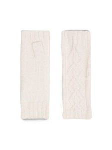 Jenny Fairy Rękawiczki Damskie 4W6-008-AW23 Beżowy. Brązowe rękawiczki Jenny Fairy, bez wzorów, z dzianiny. Za 49,99 zł.