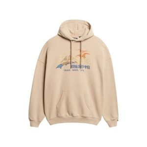 Bluza damska Superdry Tokyo Vl. Szare bluzy Superdry, uniwersalny, bez wzorów, bez kaptura. W wyprzedaży za 258,00 zł.