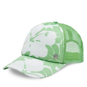 Czapka z daszkiem Roxy. Zielone czapki Roxy, bez wzorów. Za 79,99 zł.