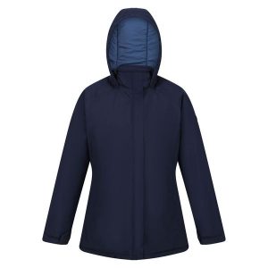 Kurtka narciarska wodoodporna damska Sanda III. Niebieskie kurtki Regatta, na zimę, xl, bez wzorów, bez kaptura, narciarskie. Za 186,99 zł.