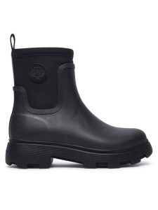 Tommy Hilfiger Kalosze Th Stamp Warm Ankle Rain Boot FW0FW09544 Czarny. Czarne kalosze TOMMY HILFIGER, bez wzorów, z syntetyku. Za 489,99 zł.