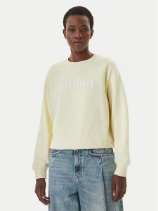 Calvin Klein Jeans Bluza Logo Graphic LV047F818G Biały Regular Fit. Białe bluzy Calvin Klein Jeans, xl, bez wzorów, z bawełny, bez kaptura. Za 368,99 zł.