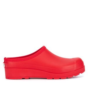 Kalosze Hunter. Czerwone kalosze Hunter, bez wzorów. Za 249,99 zł.