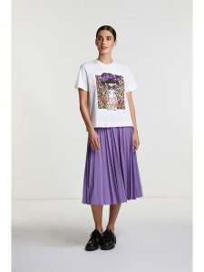 Rich & Royal Koszulka w kolorze białym rozmiar: XL. Białe bluzki Rich & Royal, xl, bez wzorów, z bawełny, bez kołnierzyka, bez ramiączek. Za 79,03 zł.