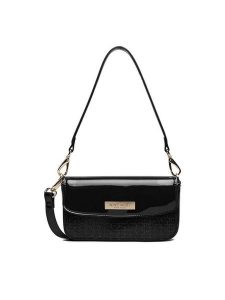 Nine West Torebka CEO-MISSISIPI-I-LDA8009 Czarny. Czarne torebki klasyczne Nine West, bez wzorów, z materiału, bez dodatków. Za 169,99 zł.