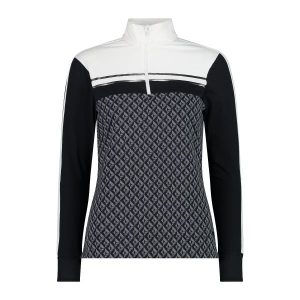 Polar softech z golfem dla kobiet CMP. Czarne golfy CMP, bez wzorów, z polaru. Za 347,00 zł.