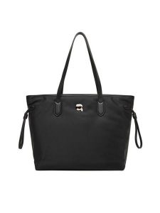 KARL LAGERFELD Torebka A4W30011 Czarny. Czarne torebki klasyczne KARL LAGERFELD, bez wzorów, z materiału, bez dodatków. Za 679,99 zł.