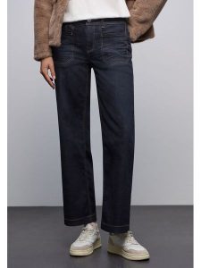 Street One Dżinsy - Comfort fit - w kolorze granatowym rozmiar: W31/L30. Niebieskie jeansy Street One, bez wzorów. Za 156,98 zł.