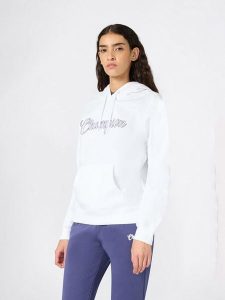 Champion Bluza w kolorze białym rozmiar: M. Białe bluzy Champion, m, bez wzorów, z bawełny, z kapturem. Za 118,28 zł.