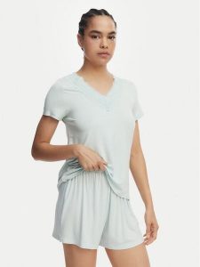 Ysabel Mora Piżama 10823 Zielony jasny Regular Fit. Zielone piżamy ysabel mora, bez wzorów, z wiskozy, bez ramiączek. Za 199,99 zł.