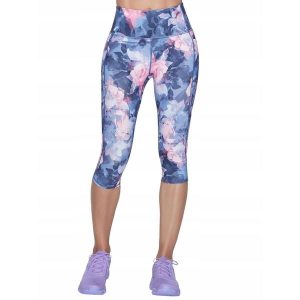 Legginsy na trening Getry Damskie Skechers Cp1-Nvhp 3/4 Treningowe. Legginsy Skechers, bez wzorów. Za 180,00 zł.