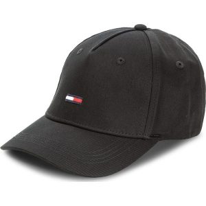 Czapka z daszkiem TOMMY JEANS - Tju Flag Cap M AU0AU00068 002. Czapki marki Tommy Jeans. Za 129,00 zł.