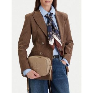 Torebka Beverly Hills Polo Club. Brązowe listonoszki Beverly Hills Polo Club, bez wzorów, bez dodatków. Za 149,99 zł.