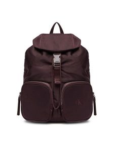 Calvin Klein Plecak Pocket Nylon Flap Backpack LV04F3133G Bordowy. Czerwone plecaki Calvin Klein. Za 479,99 zł.
