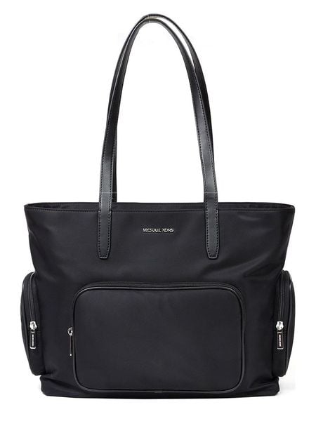 Michael Kors Shopper bag w kolorze czarnym - 43 x 30 x 13 cm rozmiar: onesize. Czarne shopper bag Michael Kors, bez wzorów, z materiału, na ramię, bez dodatków. Za 741,47 zł.