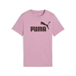 Młodzieżowa koszulka Essentials Graphic ze zwierzęcym wzorem PUMA Poised Pink. Czerwona bluzki Puma, m, bez wzorów, eleganckie, bez kołnierzyka, bez ramiączek. Za 109,00 zł.