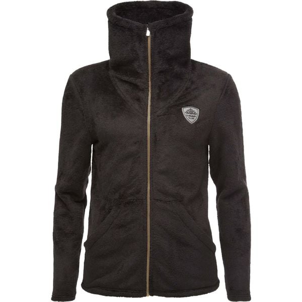 Damska bluza fleecowa LOAP Charia, czarna, M. Czarne bluzy GLENMUIR, m, bez wzorów, z polaru, bez kaptura. Za 192,99 zł.