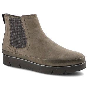 Brązowe Botki Tamaris Damskie Buty Na Platformie. Brązowe botki Tamaris, na jesień, z aplikacjami, z gumy, bez obcasa, na platformie, bez zapięcia. Za 349,00 zł.
