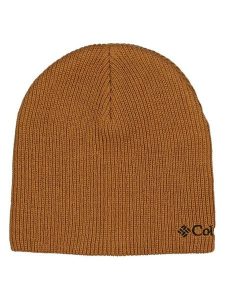 Columbia Czapka beanie w kolorze jasnobrązowym rozmiar: onesize. Brązowe czapki Columbia, bez wzorów. Za 64,95 zł.