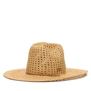 Kapelusz Barbour. Brązowe kapelusze Barbour, bez wzorów. Za 289,99 zł.