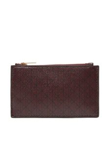 Calvin Klein Portfel Emblem Aop Top Zip Cardcase LV04F1084G Brązowy. Brązowe portfele Calvin Klein, bez wzorów, ze skóry. Za 179,99 zł.