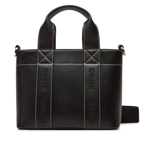 Torebka HUGO. Czarne torebki klasyczne Hugo, bez wzorów, bez dodatków. Za 349,99 zł.