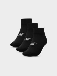 4F Skarpety casual za kostkę (3-pack) damskie 39-42. Czarne skarpetki 4f, bez wzorów, z bawełny. Za 44,99 zł.